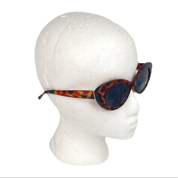 Frye & Co. Cats Eye Tortoise Shell Sunglasses Brown Black - Picture 3 of 5